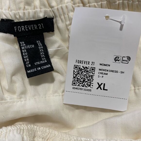 NWT- Forever 21 - XL. Linen Blend Mini Dress - Picture 11 of 11